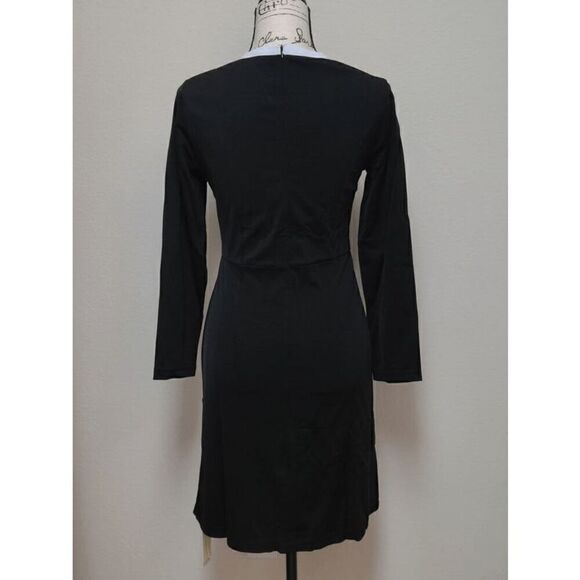 NWT Retro Vintage Pinup 1940s 1950s Classy Elegant Modest Button Bow Dress L - Picture 7 of 13